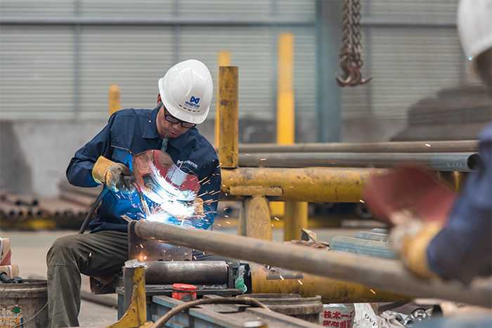 瑞昌网架焊接车间